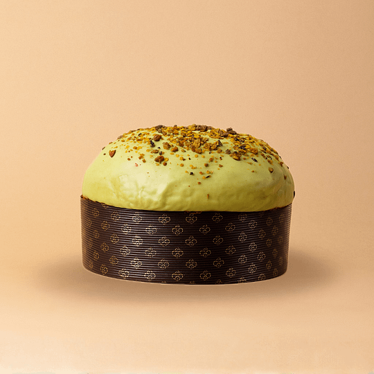 Panettone Artigianale al Pistacchio con Sac à Poche